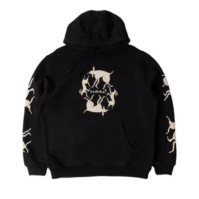 Pre-owned Parra Non Grand Cafe Hooded Sweatshirt 'black' | Men's Size S
