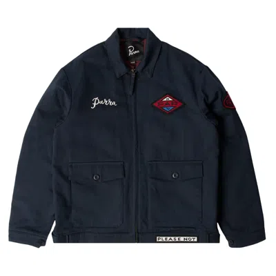 Pre-owned Parra Pumping Gas Jacket 'navy Blue' | Men's Size Xl