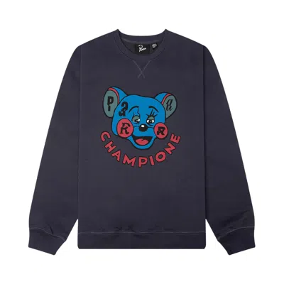 Pre-owned Parra Tired Champione Crew Neck Sweatshirt 'grey' | Men's Size Xl In Gray