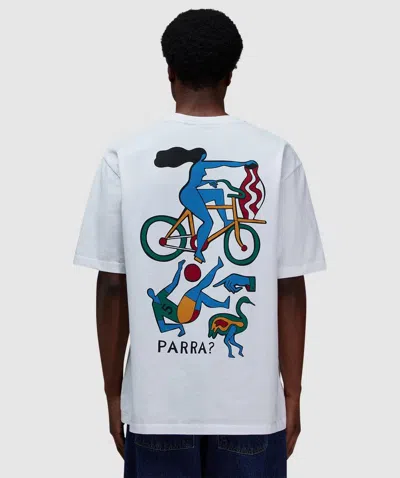 Parra Vase Delivery T-shirt In White