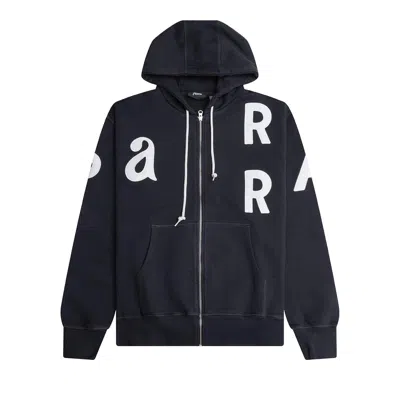 Pre-owned Parra Word Salad Zip Hooded Sweatshirt 'dark Navy' | Blue | Men's Size M