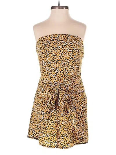 Pre-owned Parrllel Lines Romper In Gold