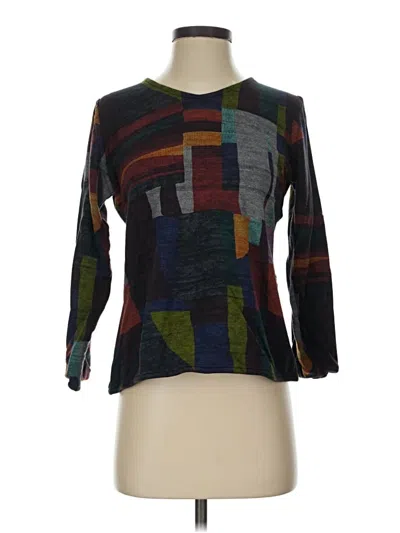 Pre-owned Parsley & Sage 3/4 Sleeve T-shirt In Black