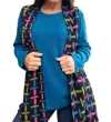 Parsley & Sage Cher Vest In Multi Color