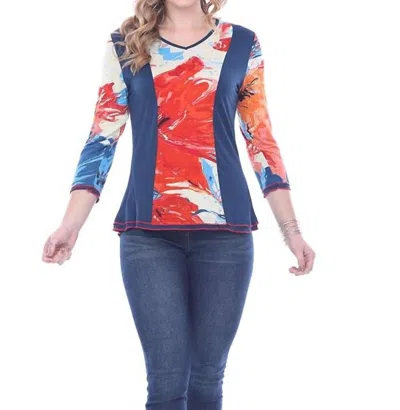 Parsley & Sage Christan Fishtale Top In Multi