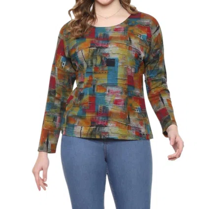 Parsley & Sage Danielle Top In Multi Color