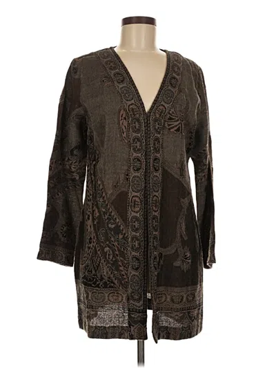 Pre-owned Parsley & Sage Kimono In Brown