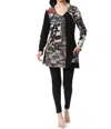 PARSLEY & SAGE MONROE POCKET TUNIC IN BLACK