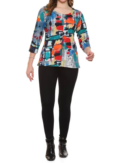 Parsley & Sage Orly Top In Multi Color