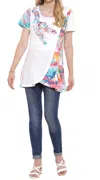 Parsley & Sage Pandora Cutwork Top In White In White