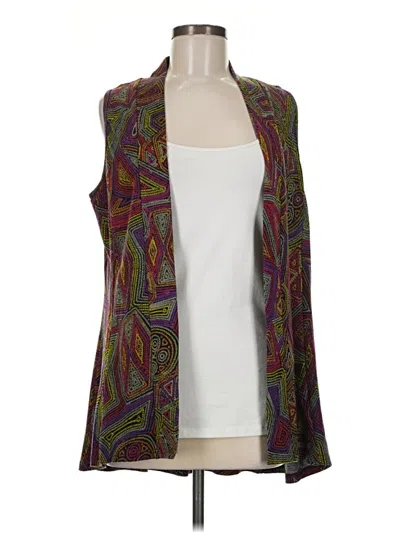 Pre-owned Parsley & Sage Vest In Purple