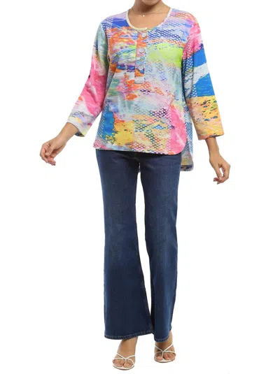 Parsley & Sage Zoey Top In Multi