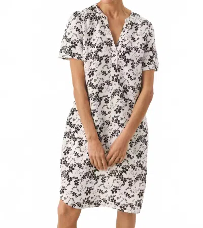 Part Two Aminase Dress In Black Flower Print In Multi