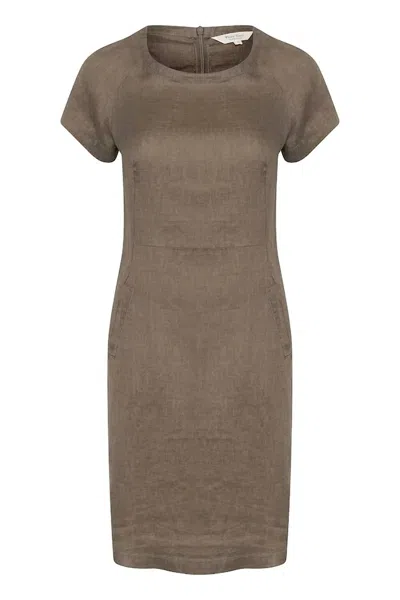 Part Two Aundreas Dress In Canteen In Brown