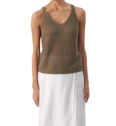 Part Two Camerona Top In Canteen In Brown