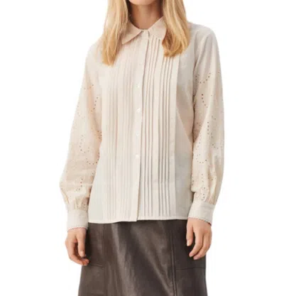 Part Two Carole Blouse In Whitecap Gray In Neutral