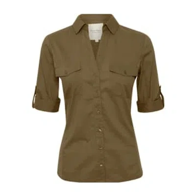 Part Two Cortnia Shirt Capers In Green