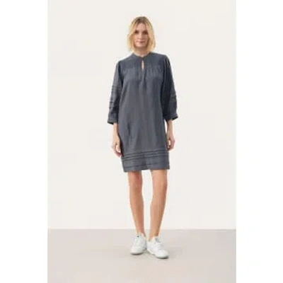 Part Two Emerson Dress Turbulence In Gray