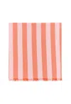 Part Two Gunva Towel In Mandarin Red Stripe In Orange