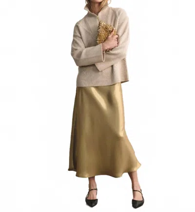 Part Two Laurinas Maxi Skirt In Gold In Neutral