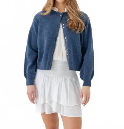 Part Two Ninell Cardigan In Navy Blue