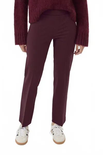 Part Two Ponta Trouser In Tawny Port In Multi