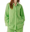 Part Two Savanna Shirt In Grass Green In Green