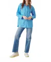 Part Two Savanna Shirt In Swim Cap In Blue