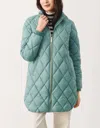 Part Two Trellis Puffer Coat In Powder Blue In Blue