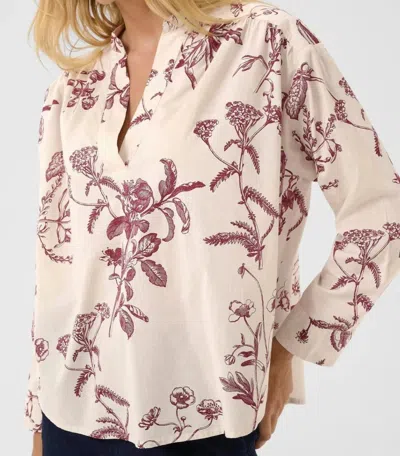 Part Two Women's Natale Blouse In Tawny Port In Multi