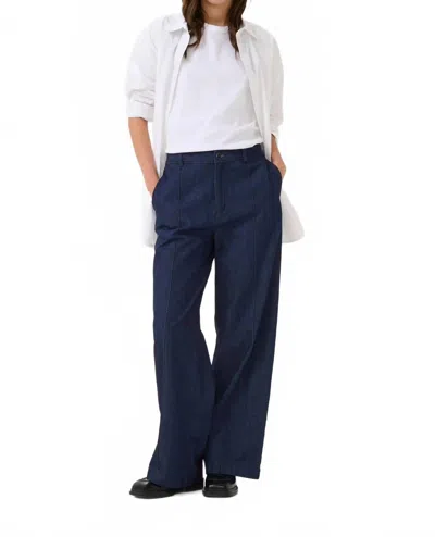 Part Two Women's Sarana Jeans In Rise Blue Denim In Animal Print