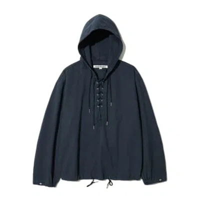 Partimento Vintage Washed Pull Over Anorak In Blue
