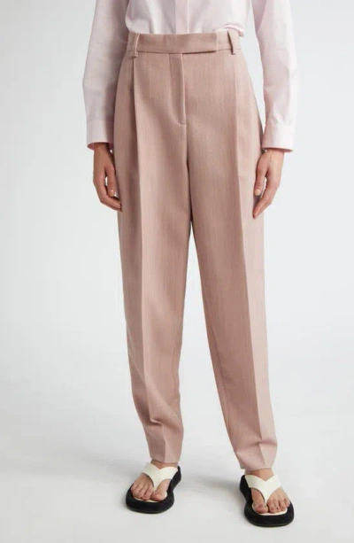 Partow Bacall Virgin Wool Trousers In Rose