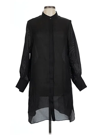 Pre-owned Partow Casual Dress In Black