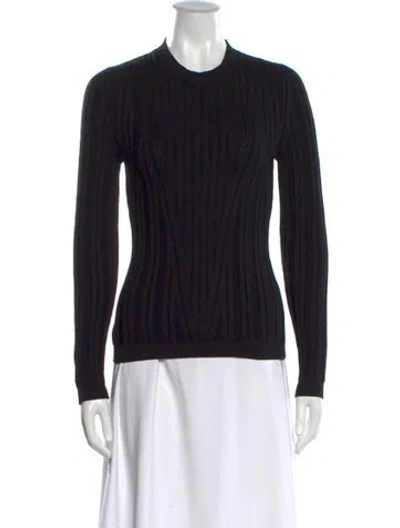 Pre-owned Partow Crew Neck Sweater In Brown