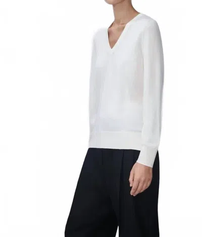 Partow Franca Sweater In Ivory In White