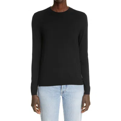 Partow Greta Virgin Wool Sweater In Black