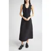 Partow Haley Sleeveless Ripstop In Black