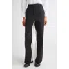 Partow Harrison Colorblock Stretch Cotton Pants In Black