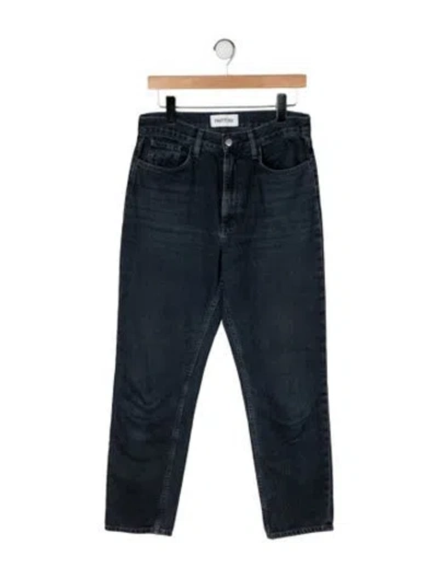 Pre-owned Partow High-rise Straight Leg Jeans In Blue