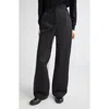 Partow Kayden Colorblock Cotton Pants In Black