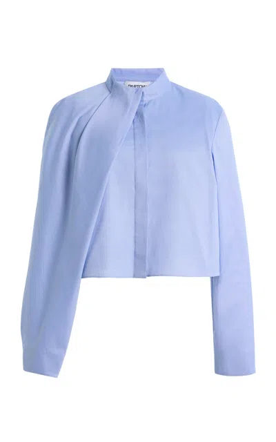 Partow King Cotton Blouse In Blue