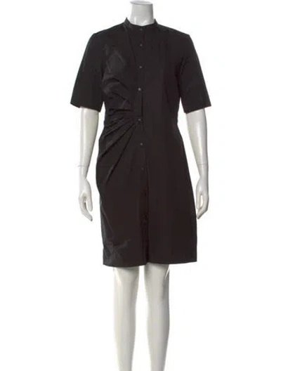 Pre-owned Partow Knee-length Dress In Black