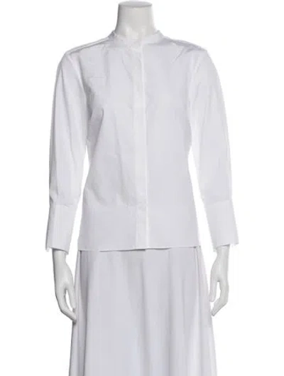 Pre-owned Partow Long Sleeve Top In White