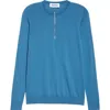 Partow Mallory Half Zip Sweater In Multi