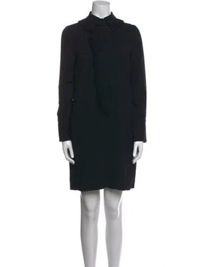 Pre-owned Partow Mini Dress W/ Tags In Black