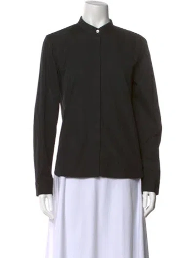 Pre-owned Partow Mock Neck Long Sleeve Sweatshirt W/ Tags In Black