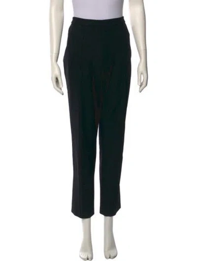 Pre-owned Partow Straight Leg Pants In Black