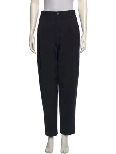 Pre-owned Partow Straight Leg Pants In Black