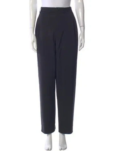 Pre-owned Partow Straight Leg Pants In Black